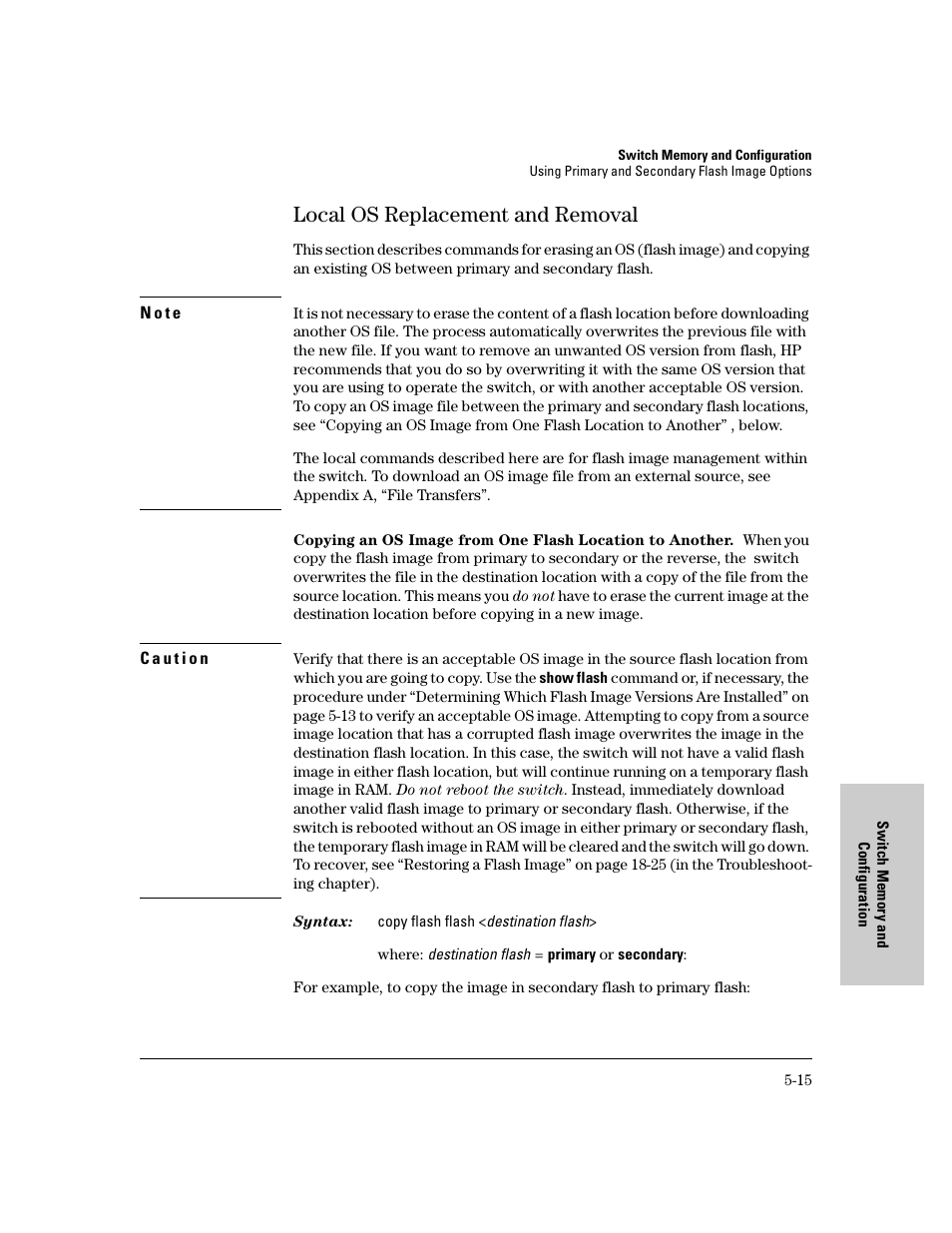 Local os replacement and removal, Local os replacement and removal -15 | IronPort Systems 4108GL User Manual | Page 97 / 483