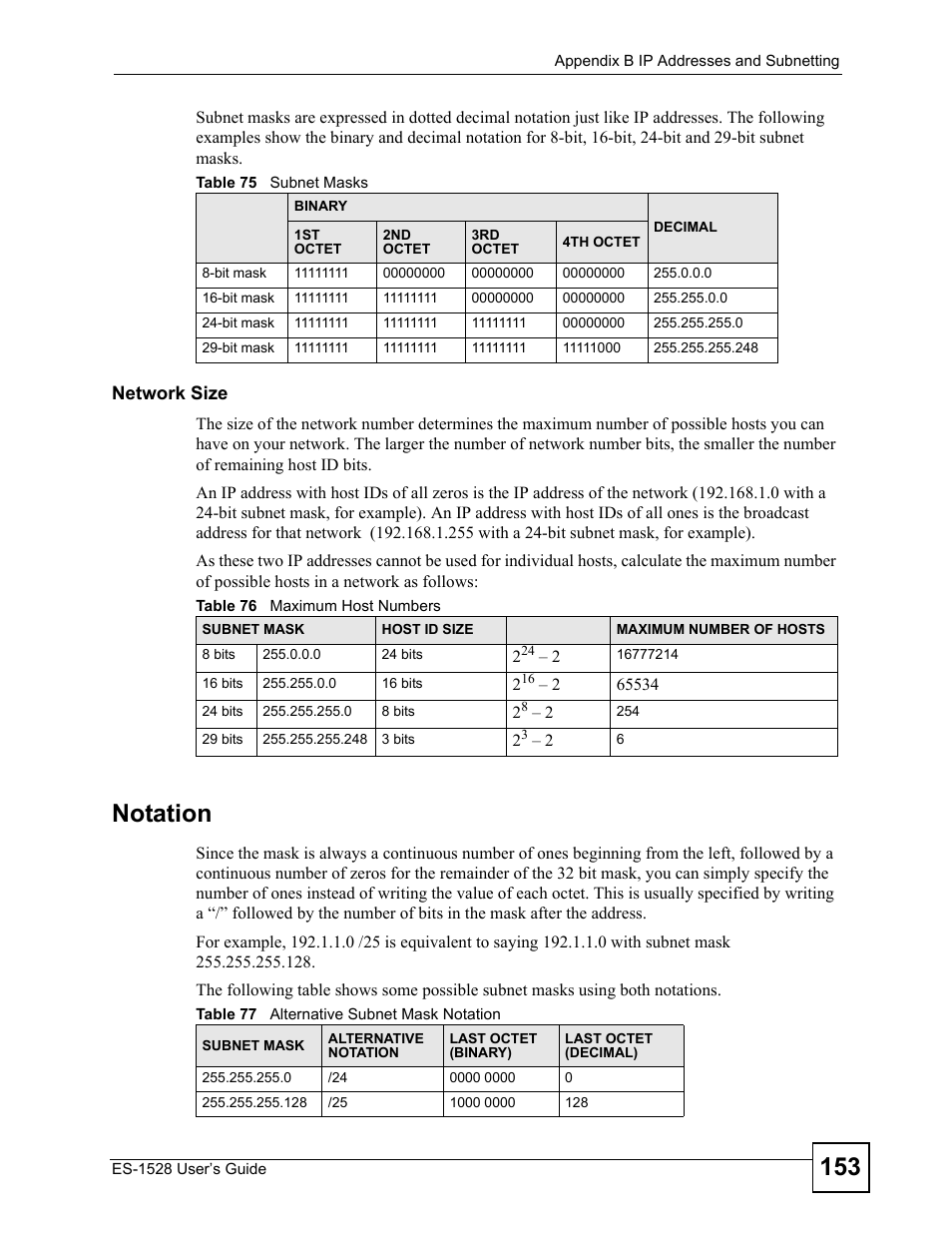 Notation | IronPort Systems ES-1528 User Manual | Page 153 / 170