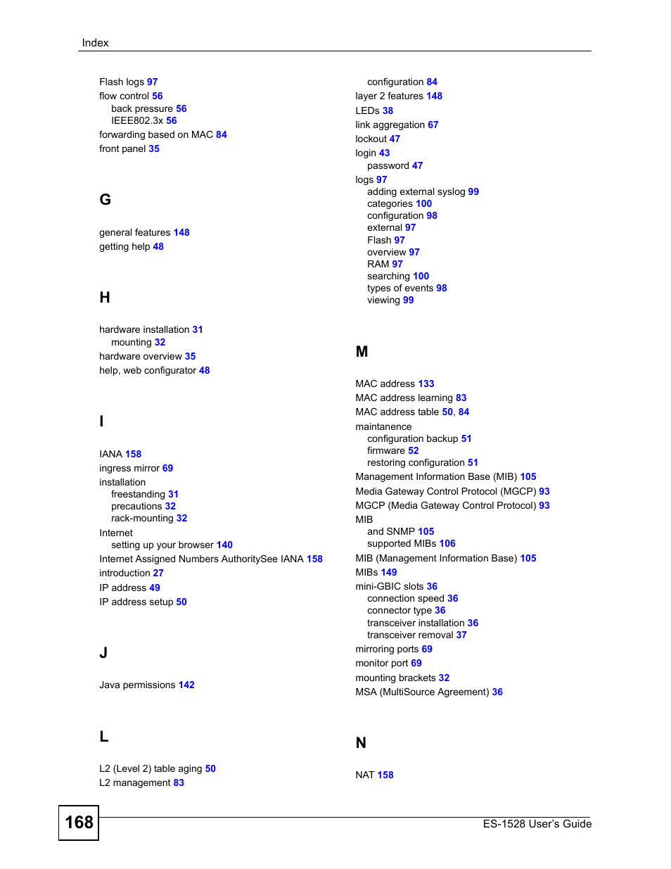 IronPort Systems ES-1528 User Manual | Page 168 / 170