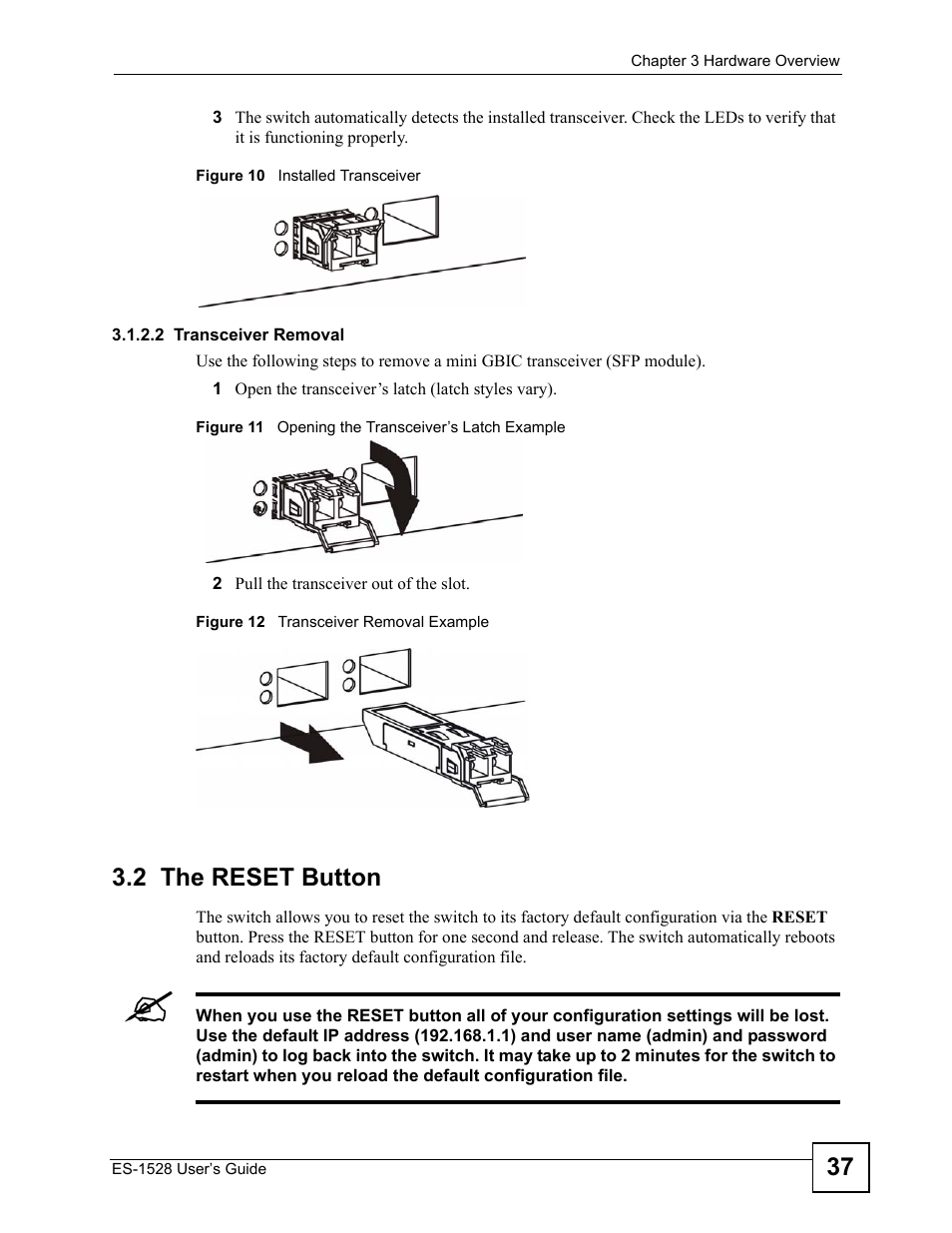 2 the reset button | IronPort Systems ES-1528 User Manual | Page 37 / 170