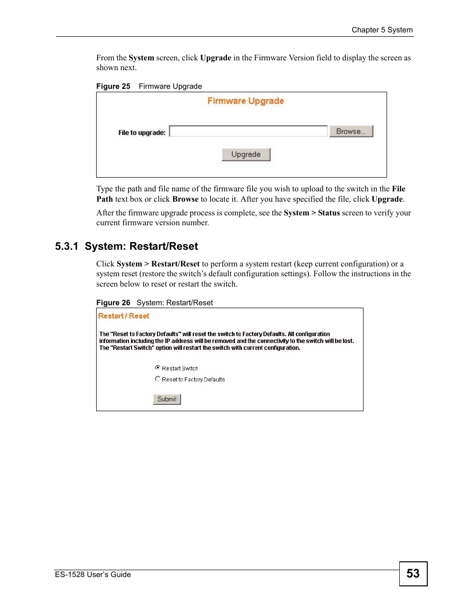 1 system: restart/reset | IronPort Systems ES-1528 User Manual | Page 53 / 170