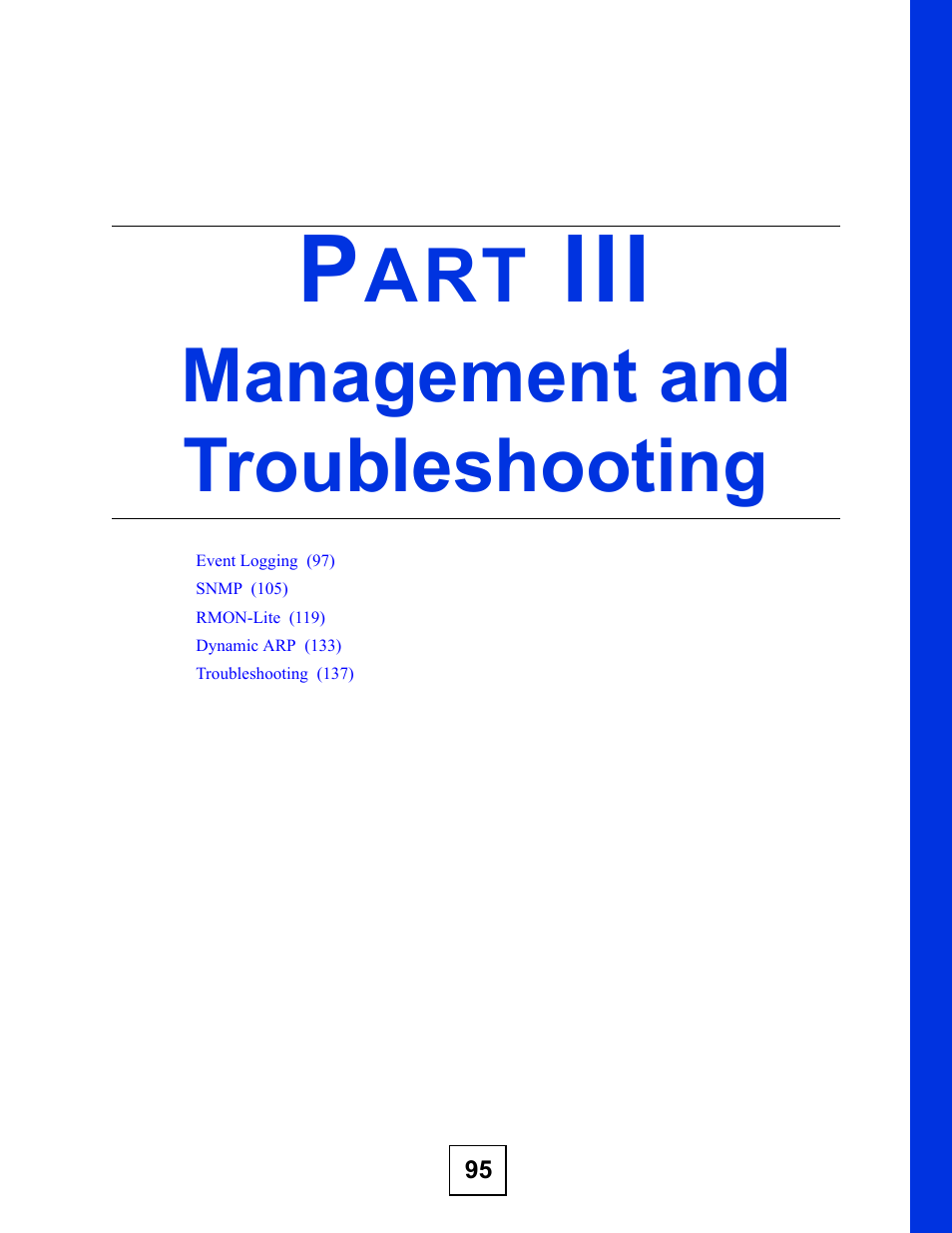 Management and troubleshooting, Part iii: management and troubleshooting | IronPort Systems ES-1528 User Manual | Page 95 / 170