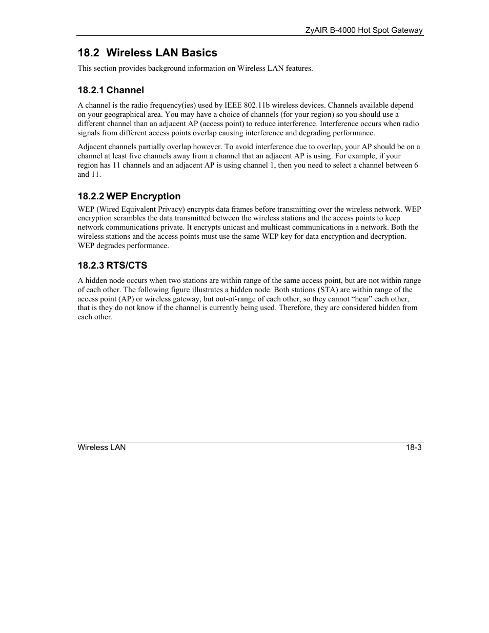 Wireless lan basics, 2 wireless lan basics | IronPort Systems ZyAIR B-4000 User Manual | Page 159 / 256