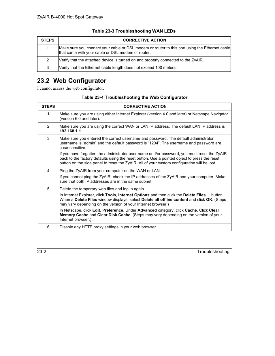 Web configurator, 2 web configurator | IronPort Systems ZyAIR B-4000 User Manual | Page 206 / 256