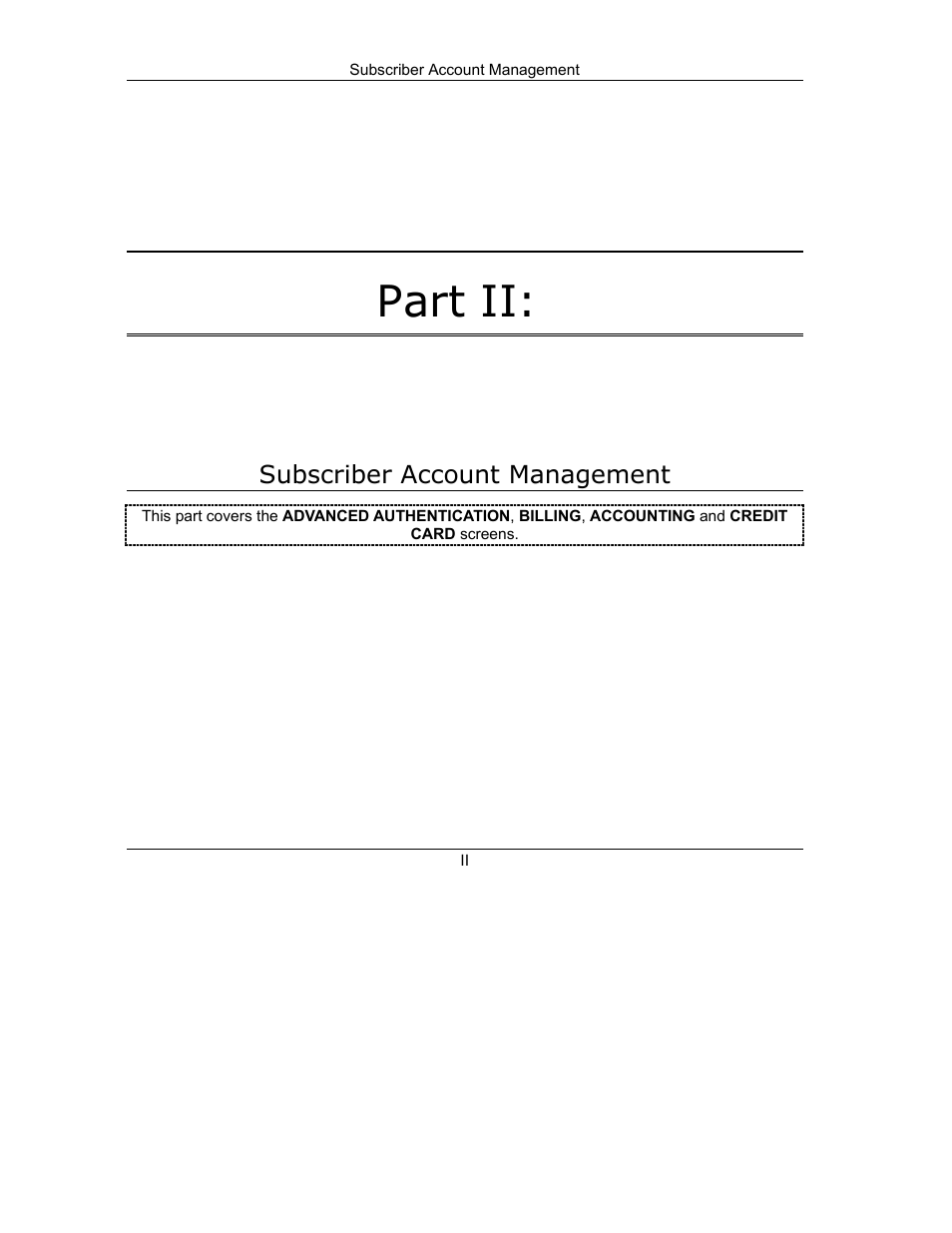Subscriber account management, Part ii | IronPort Systems ZyAIR B-4000 User Manual | Page 59 / 256