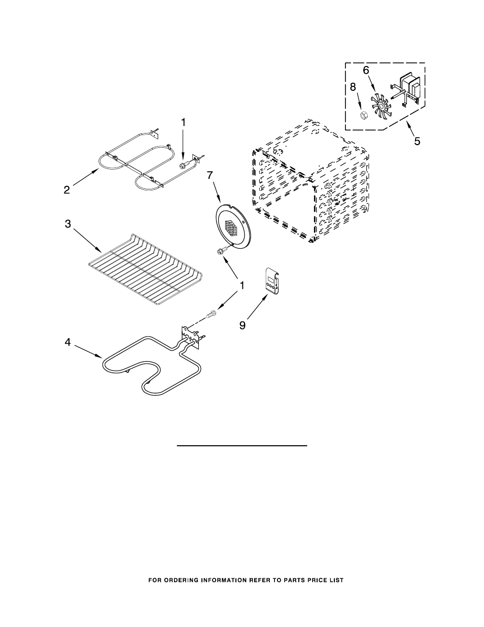 Internal oven, Internal oven parts | IKEA IBS550PWW00 User Manual | Page 4 / 7