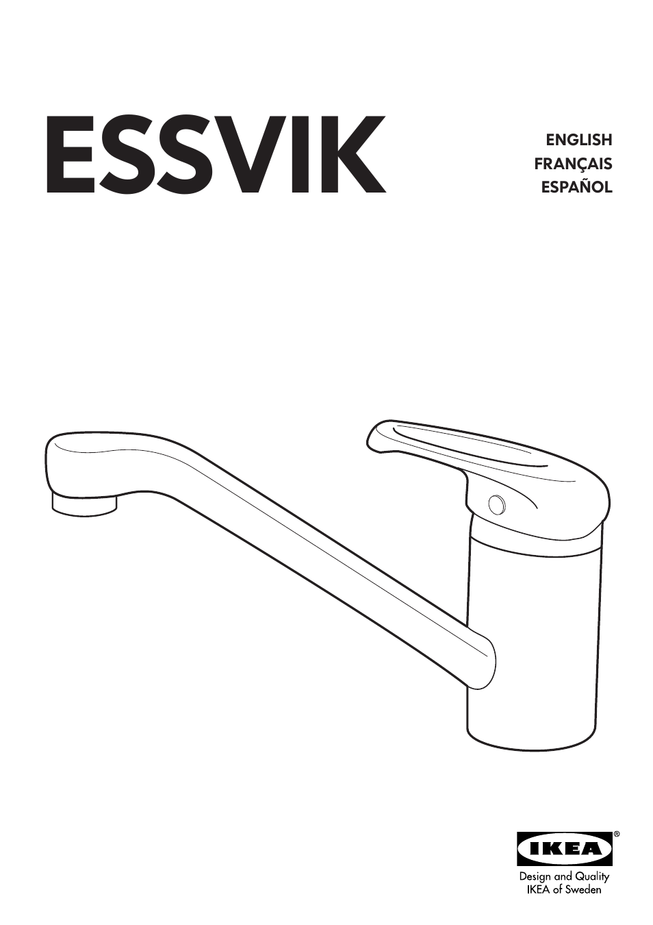 IKEA ESSVIK AA-290844-1 User Manual | 8 pages