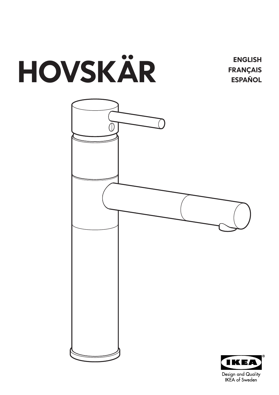 IKEA HOVSKAR User Manual | 8 pages