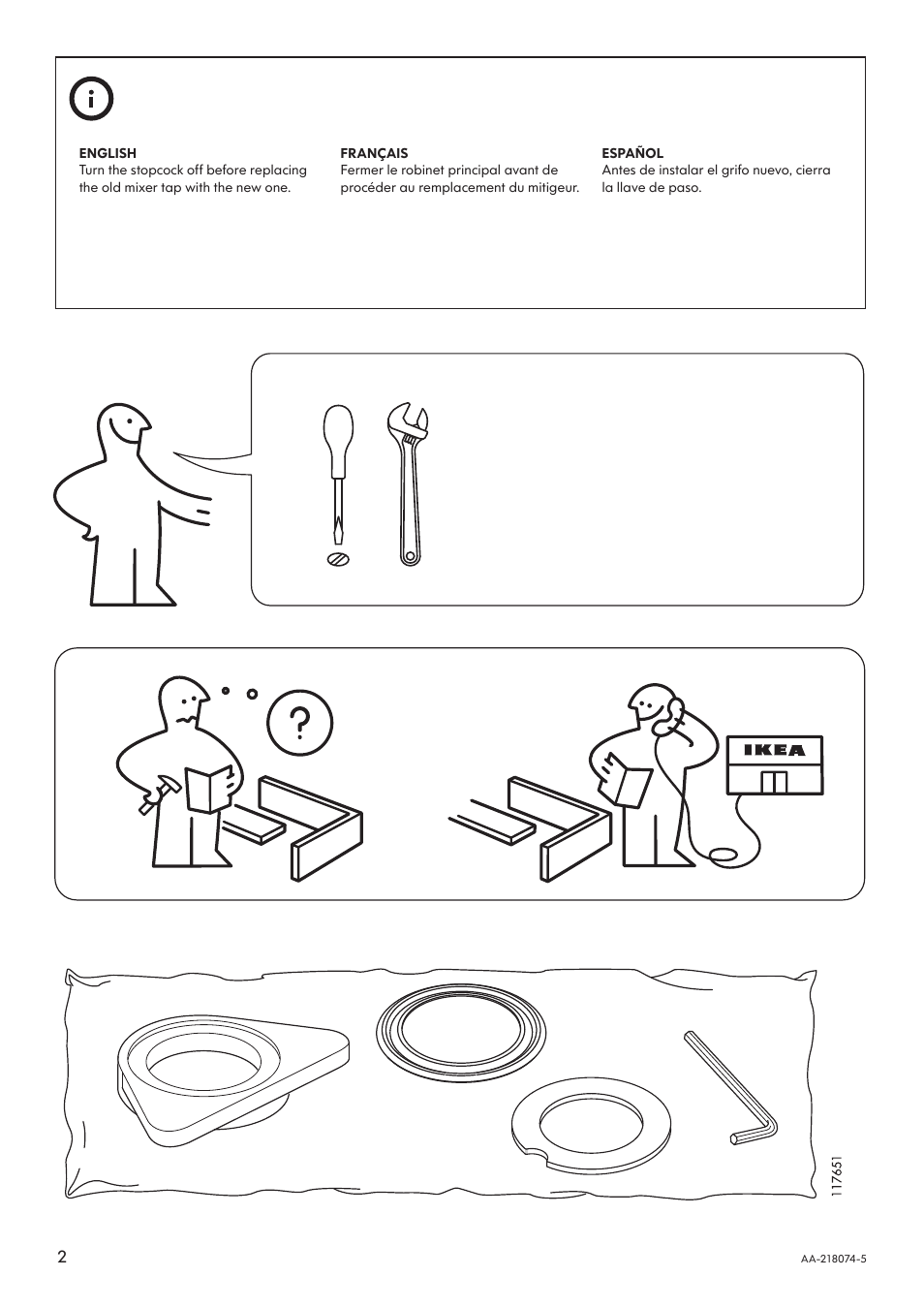 IKEA HOVSKAR User Manual | Page 2 / 8