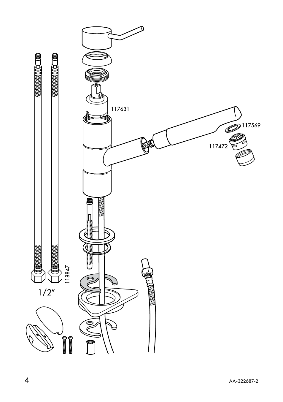 IKEA TARNAN AA-322687-2 User Manual | Page 4 / 12