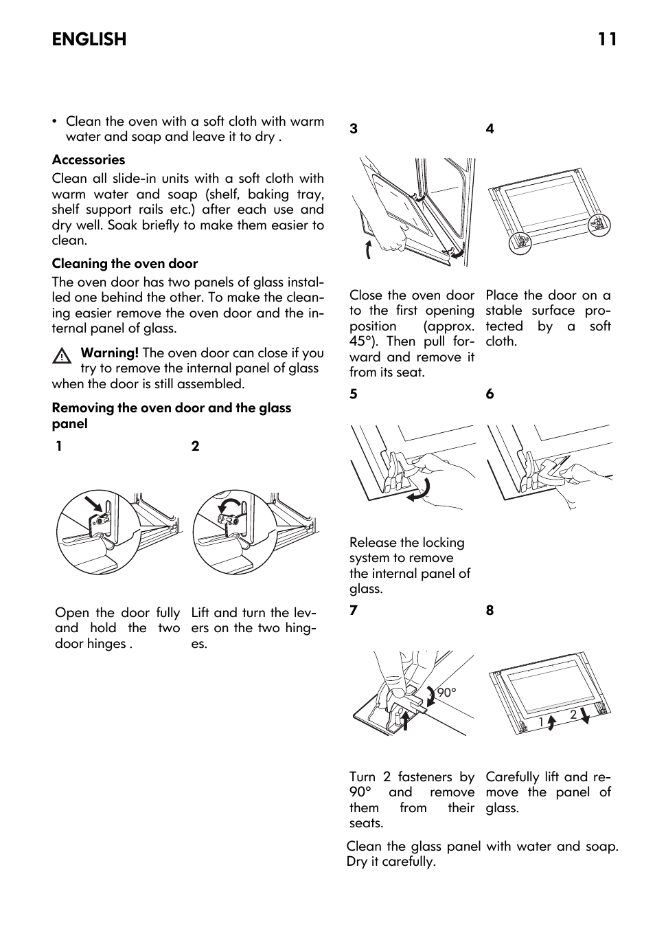 English 11 | IKEA FRAMTID OV9 User Manual | Page 11 / 20