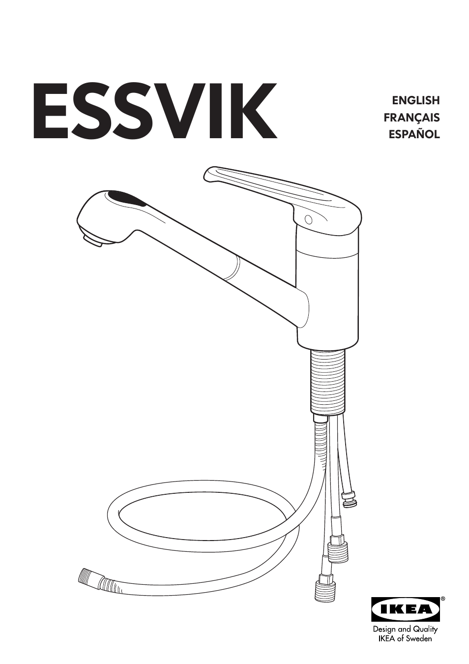 IKEA ESSVIK AA-291709-1 User Manual | 8 pages