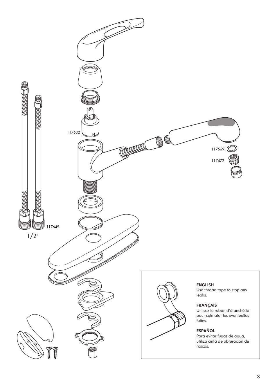IKEA ESSVIK AA-291709-1 User Manual | Page 3 / 8