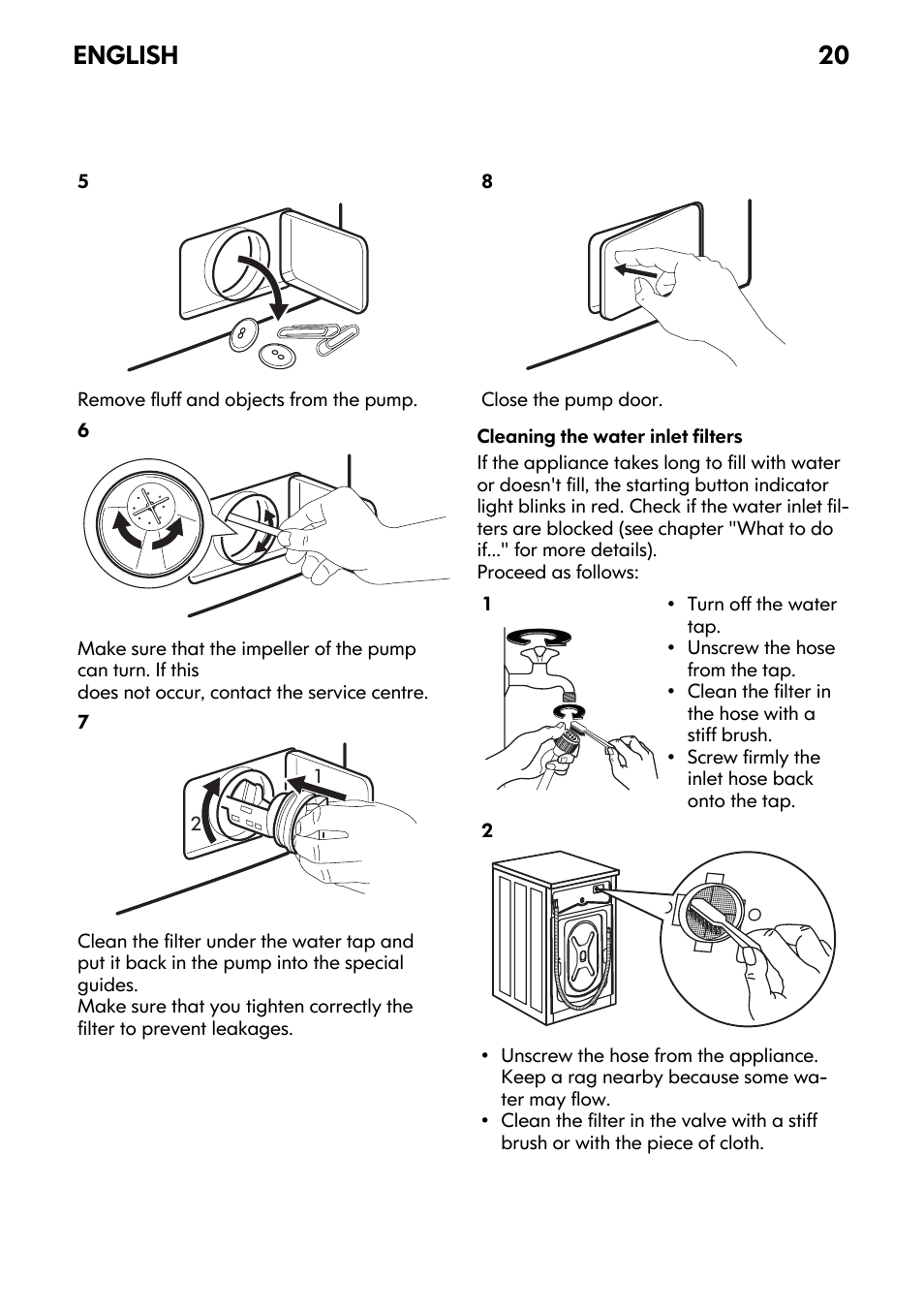 English 20 | IKEA FWM7 User Manual | Page 20 / 32