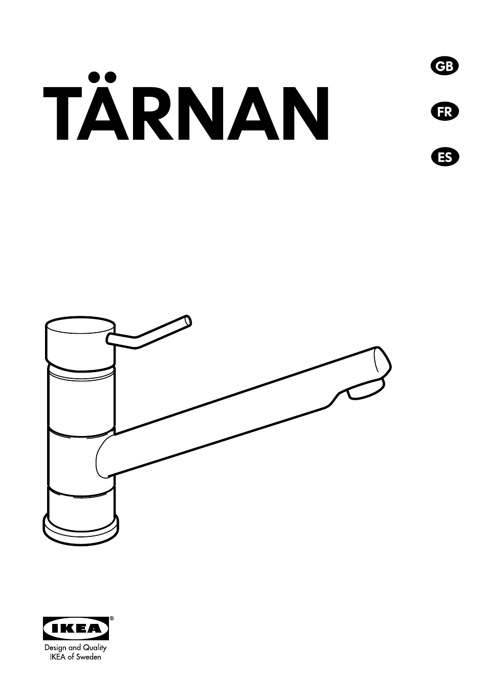 IKEA TARNAN AA-319118-2 User Manual | 8 pages