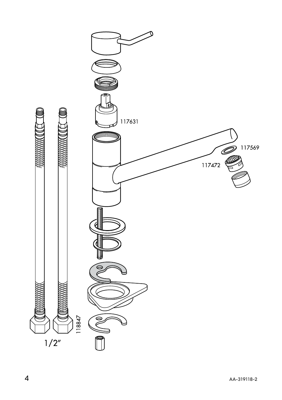 IKEA TARNAN AA-319118-2 User Manual | Page 4 / 8