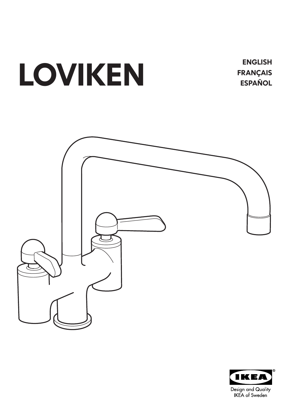 IKEA LOVIKEN User Manual | 8 pages