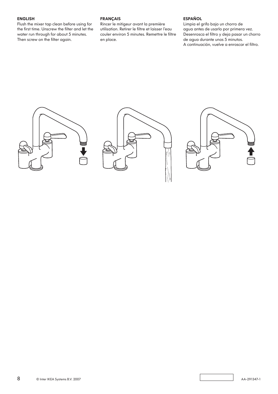 IKEA LOVIKEN User Manual | Page 8 / 8