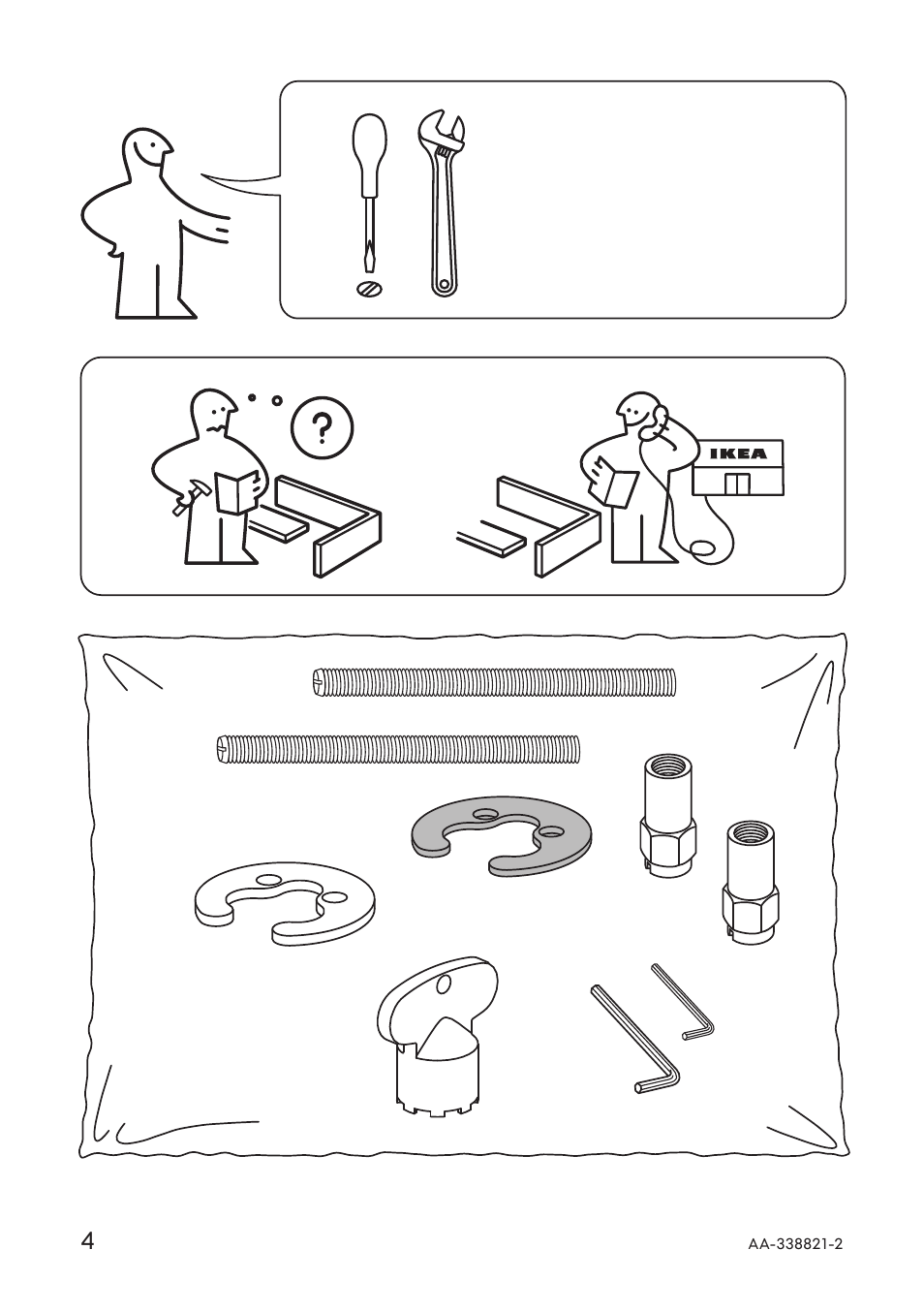 IKEA LANGSKAR AA-338821-2 User Manual | Page 4 / 12