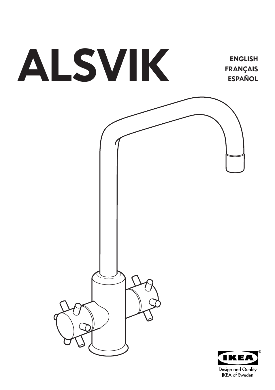 IKEA ALSVIK AA-291132-2 User Manual | 8 pages