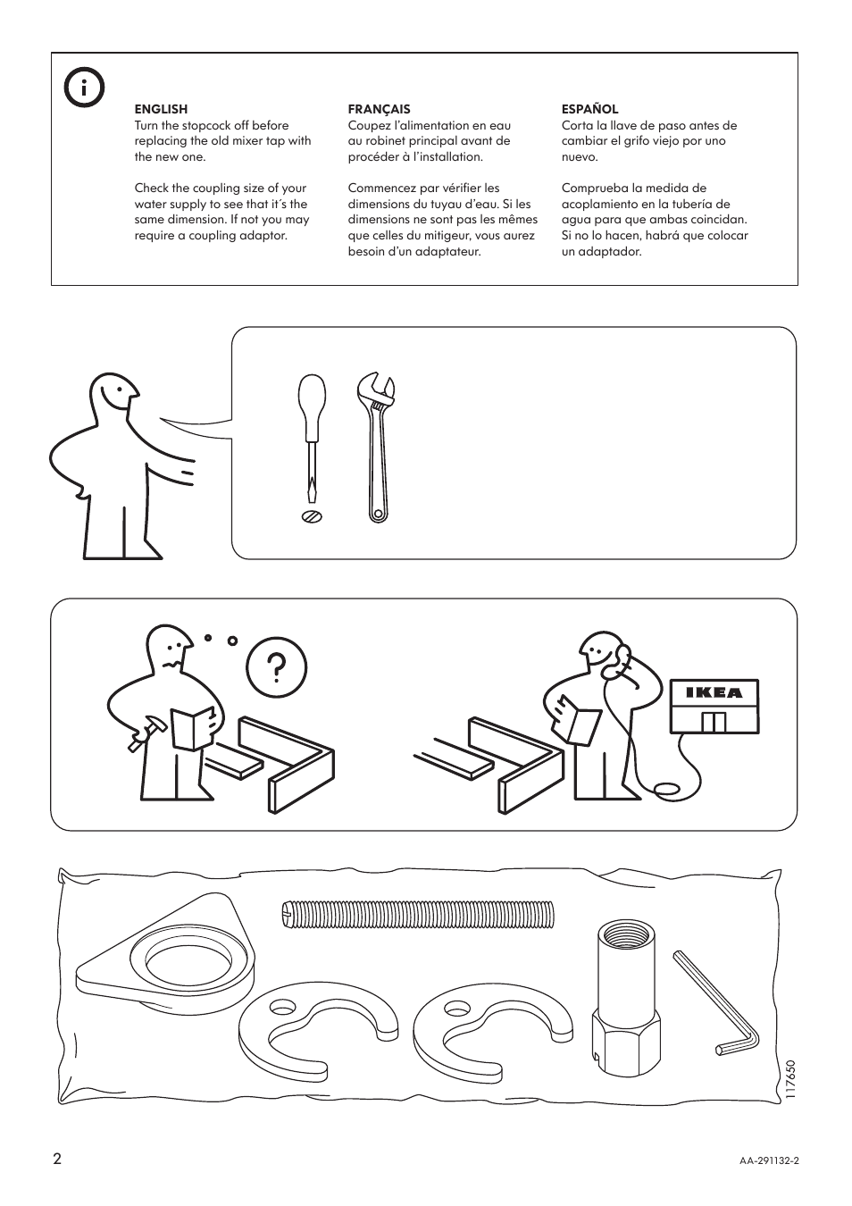 IKEA ALSVIK AA-291132-2 User Manual | Page 2 / 8