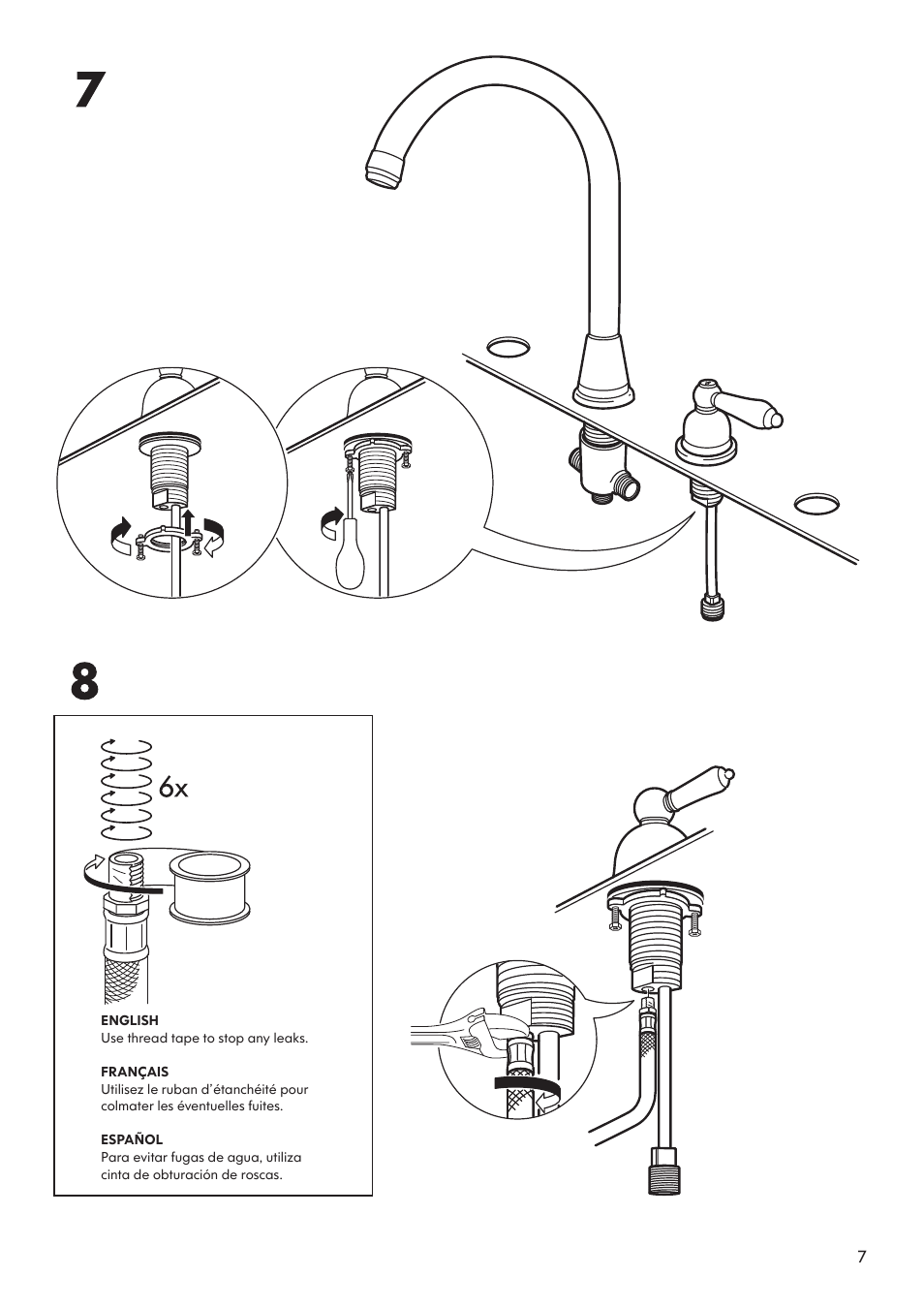 IKEA BURVIK AA-291229-1 User Manual | Page 7 / 12