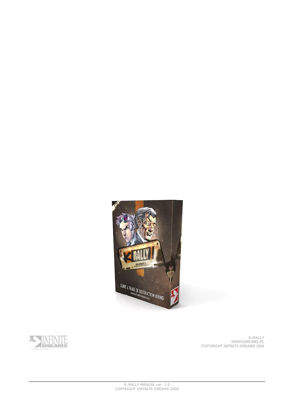 INFINITE DREAMS K-Rally User Manual | 7 pages