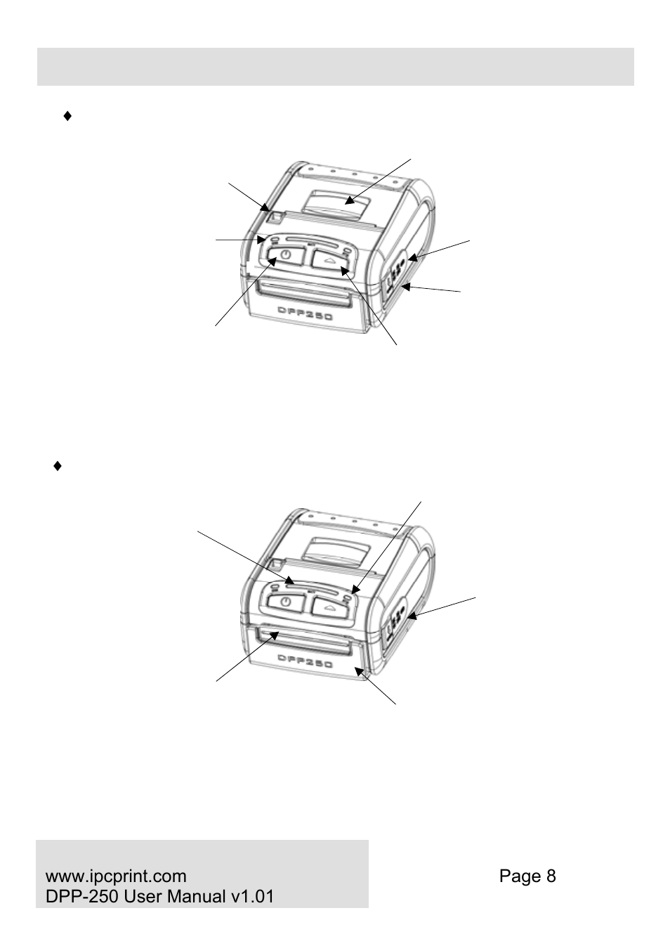 About your dpp-250, Infinite peripherals, inc | Infinite Peripherals DPP-250 User Manual | Page 8 / 29