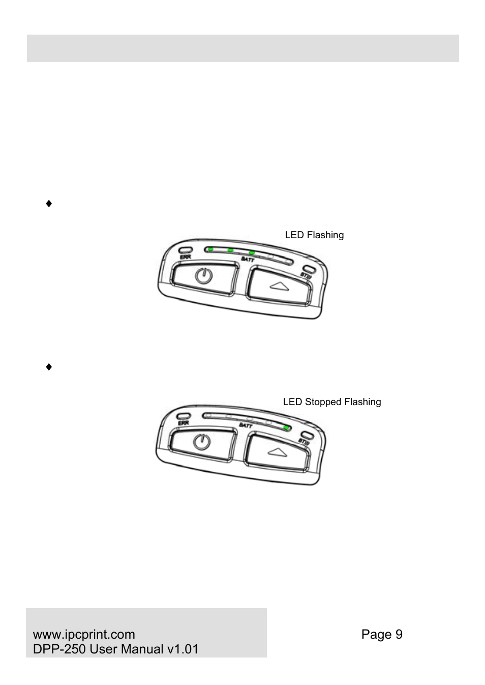 Charging the dpp-250 | Infinite Peripherals DPP-250 User Manual | Page 9 / 29