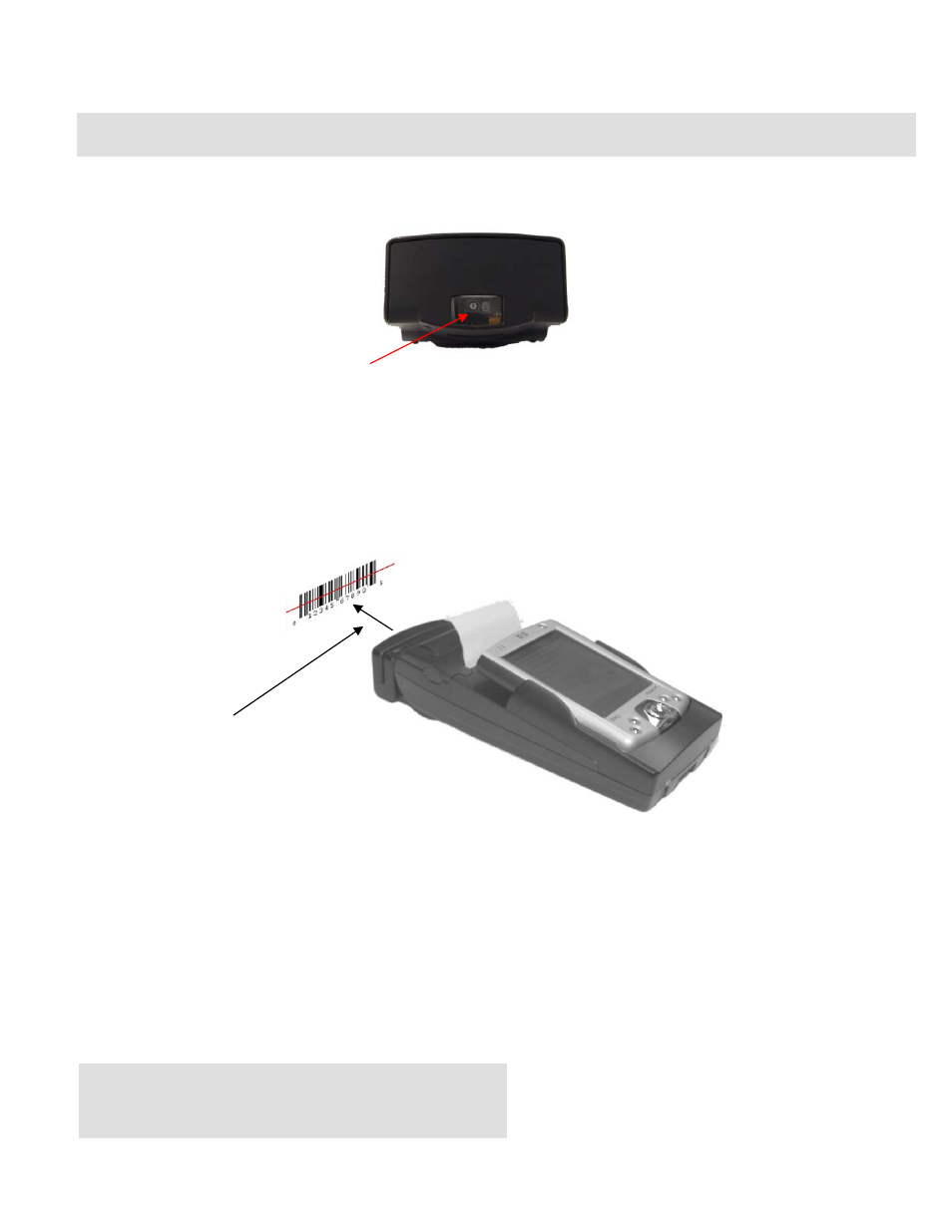 Barcode reader (ms bc version only), Barcode reader, Ms bc version only) | Infinite Peripherals PP-55 User Manual | Page 16 / 26