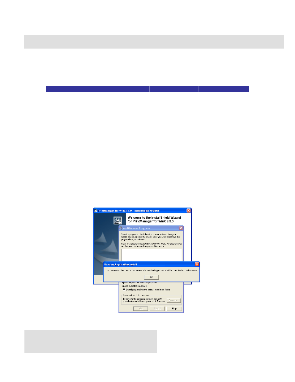 Loading device software, Installing software steps | Infinite Peripherals PP-55 User Manual | Page 19 / 26