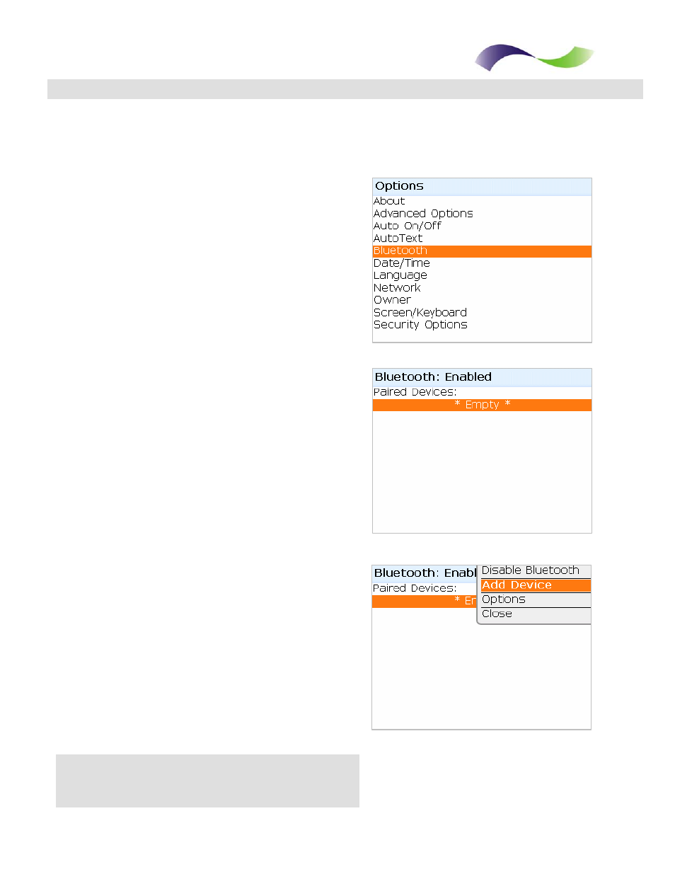 Pairing scanner, Scanner pairing | Infinite Peripherals ScanPro BlackBerry User Manual | Page 7 / 19