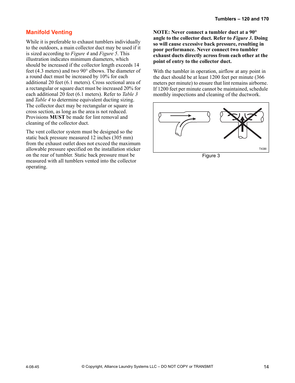 Manifold venting | IPSO 120 User Manual | Page 15 / 18