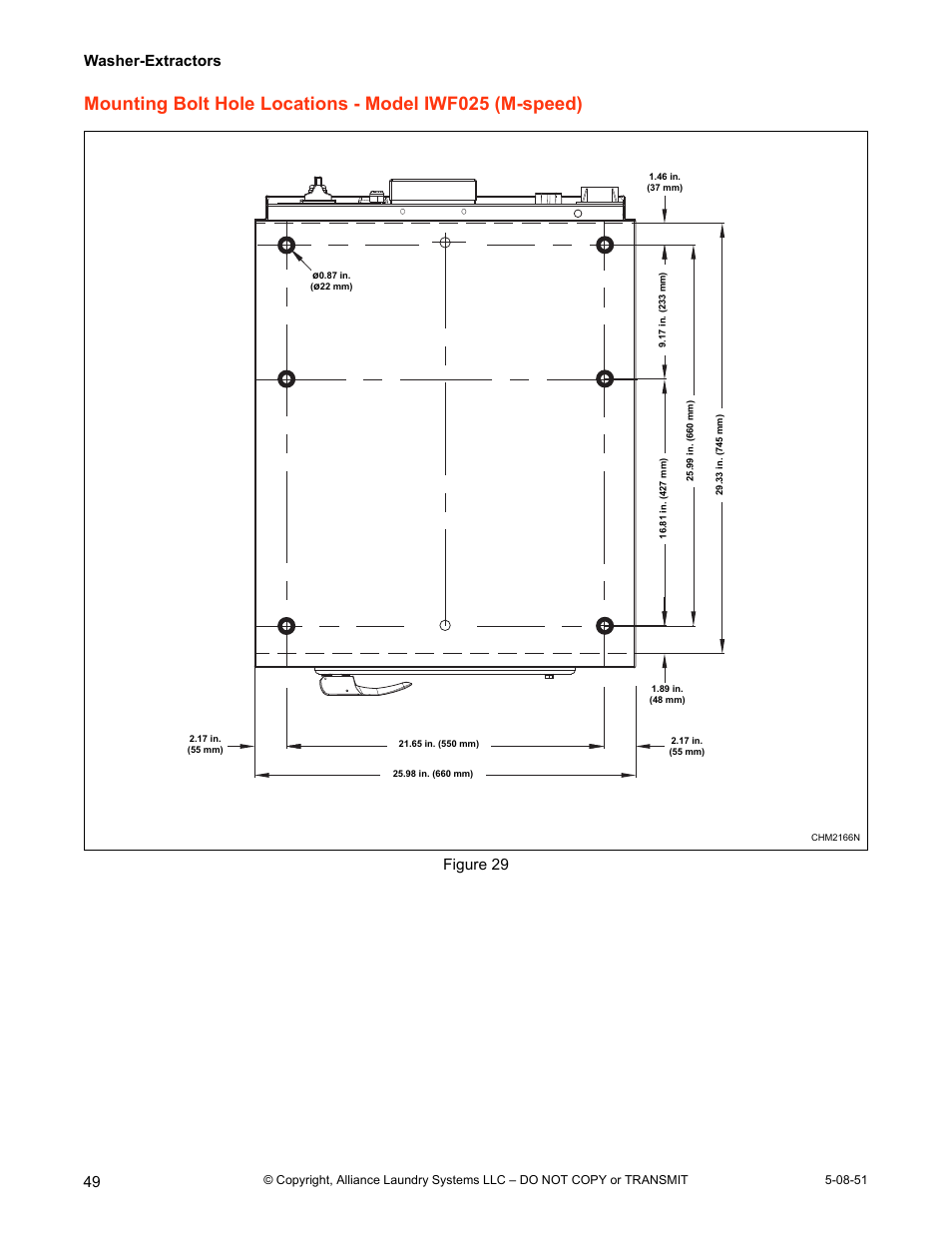 Washer-extractors, Figure 29 | IPSO CHM2097N User Manual | Page 50 / 75