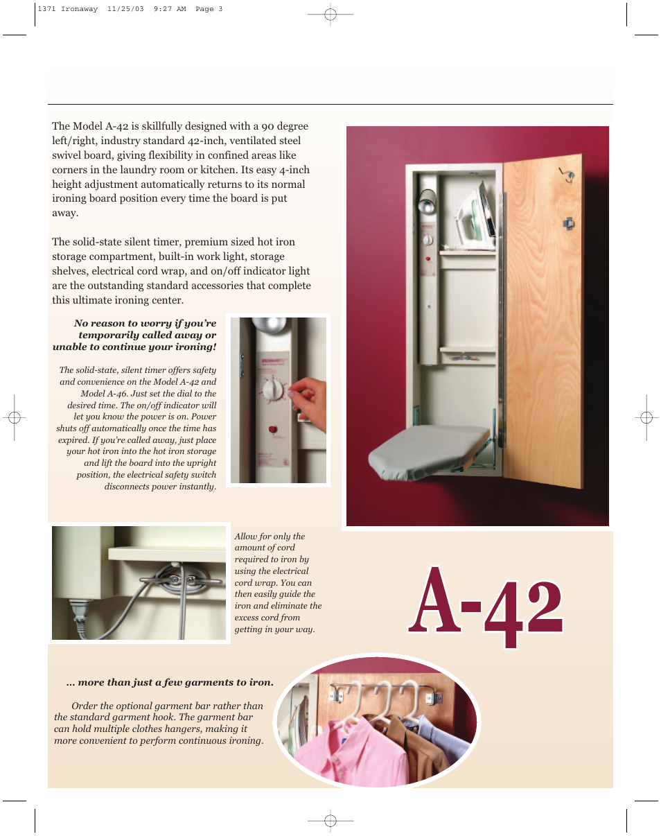 Iron-A-Way A-46 User Manual | Page 3 / 8