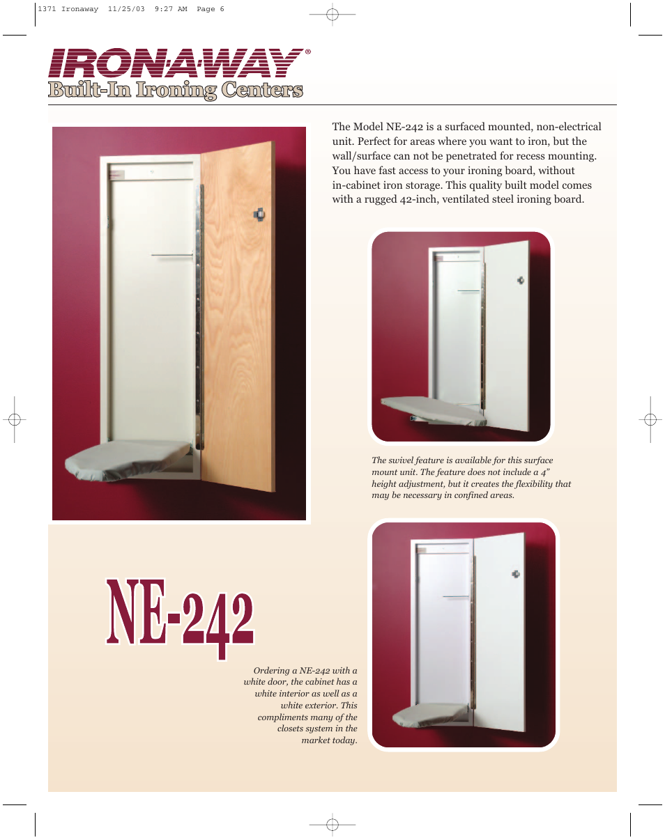 Iron-A-Way A-46 User Manual | Page 6 / 8