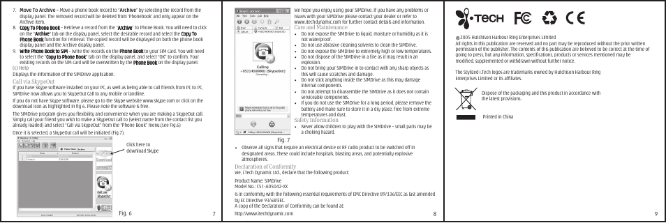 i. Tech Dynamic SIMDrive C51-A05042-XX User Manual | Page 3 / 3