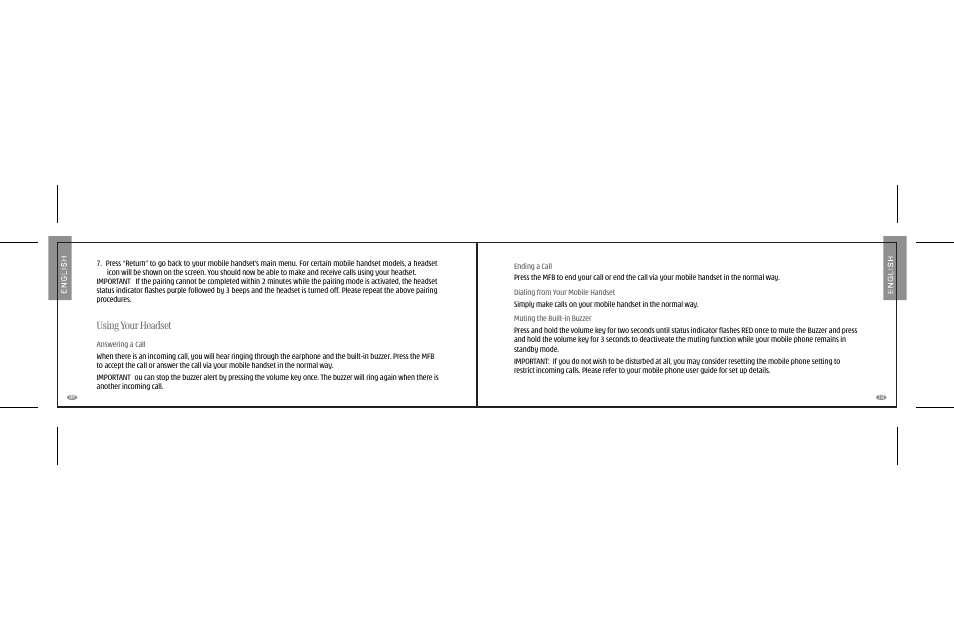 Using your headset | i. Tech Dynamic Clip V User Manual | Page 7 / 12