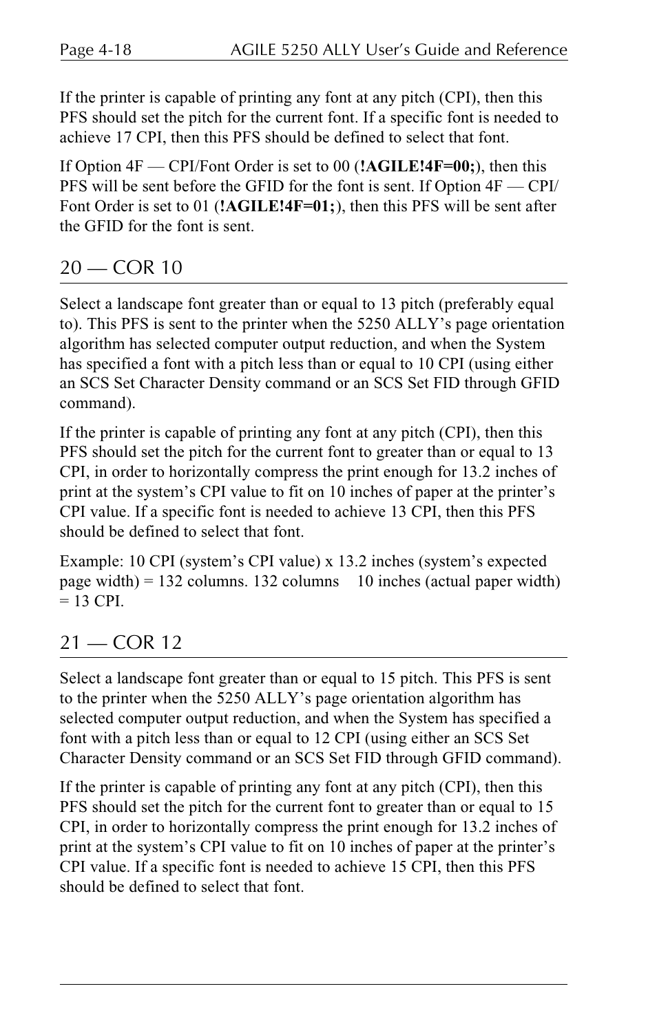 20  cor 10, 21  cor 12 | I-Data 5250 ALLY User Manual | Page 112 / 240