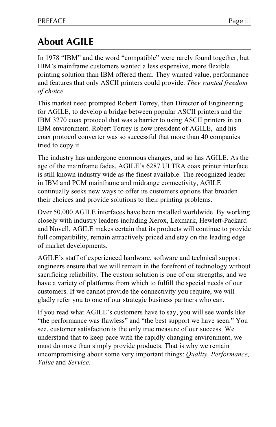 About agile | I-Data 5250 ALLY User Manual | Page 3 / 240