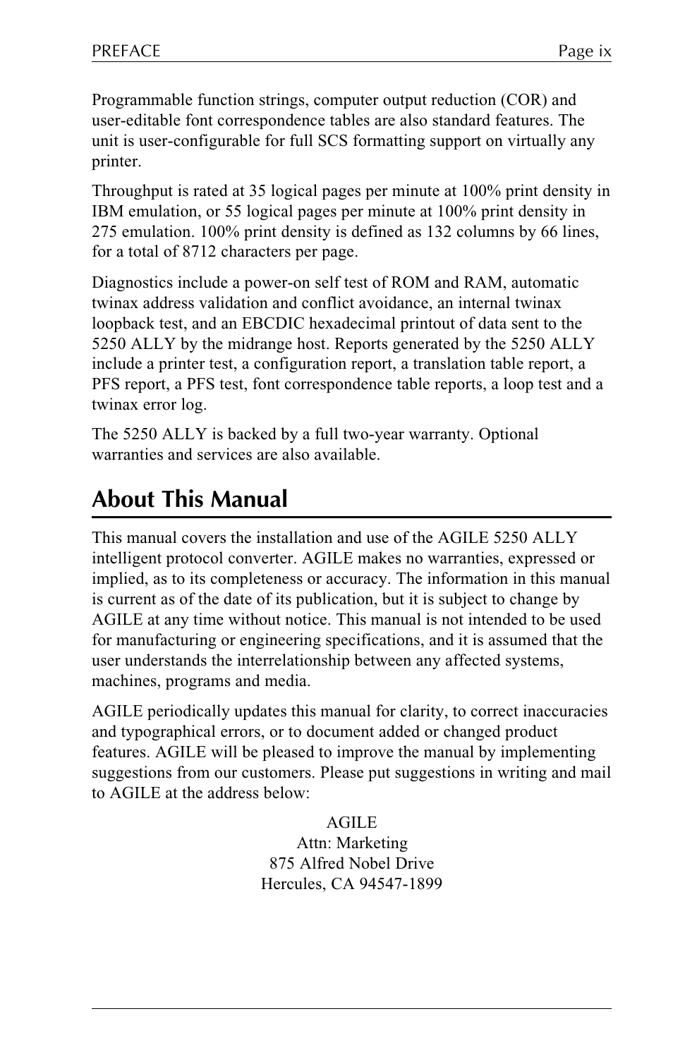 About this manual | I-Data 5250 ALLY User Manual | Page 9 / 240