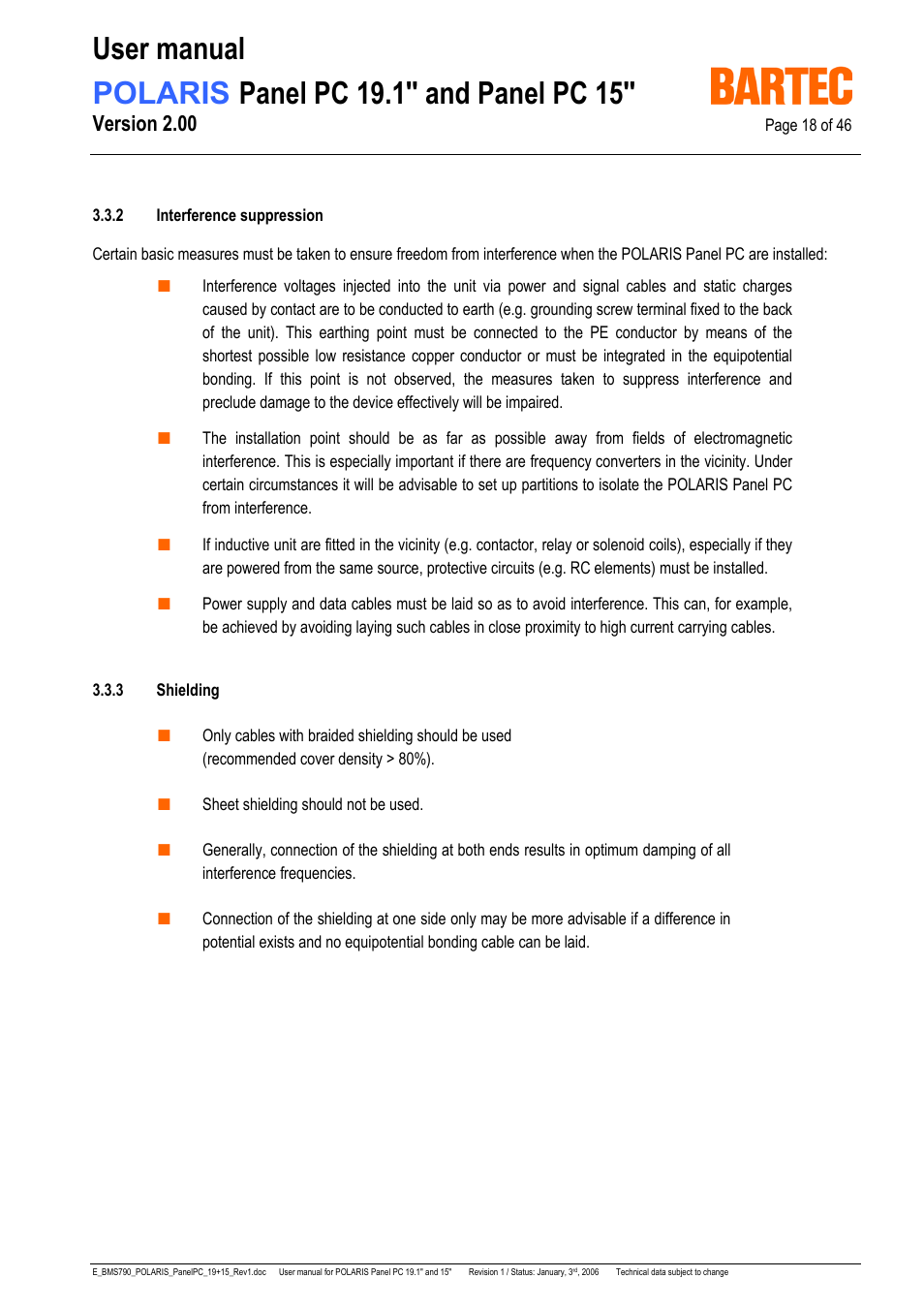 Version 2.00 | I-Data POLARIS Panel PC 19.1" User Manual | Page 18 / 46