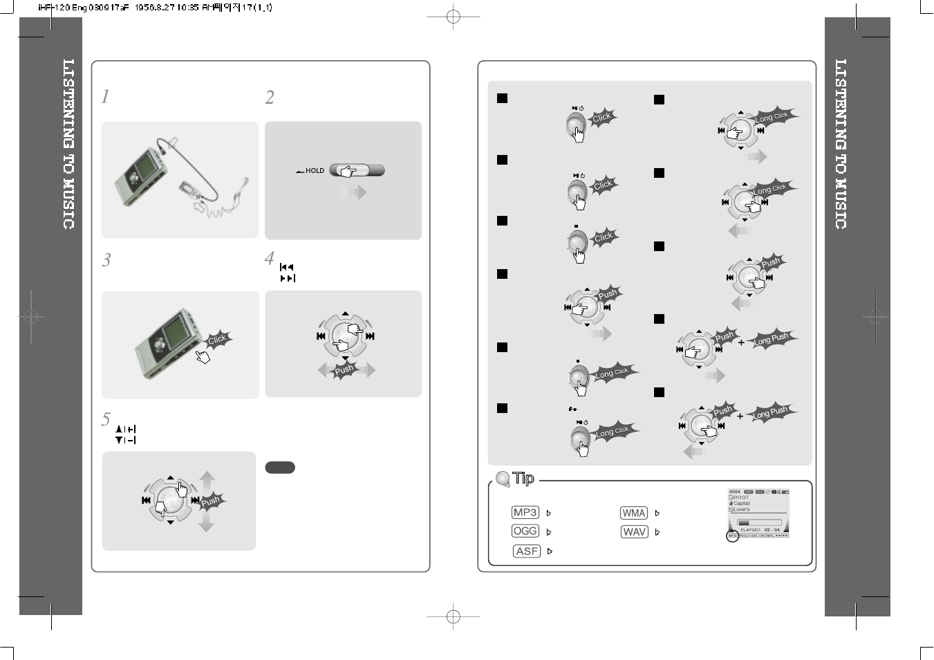 iRiver HP-120 User Manual | Page 9 / 30