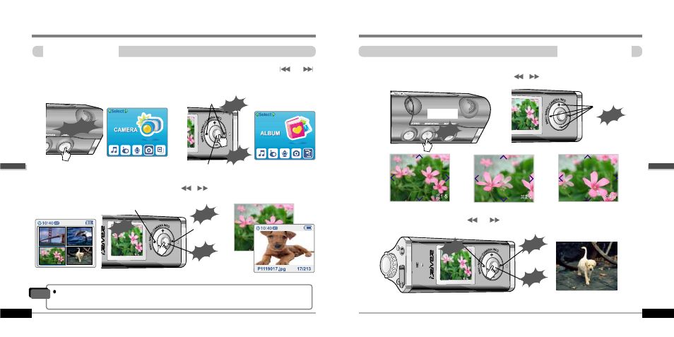 Viewing a picture(album) | iRiver IFP-1000 User Manual | Page 24 / 44