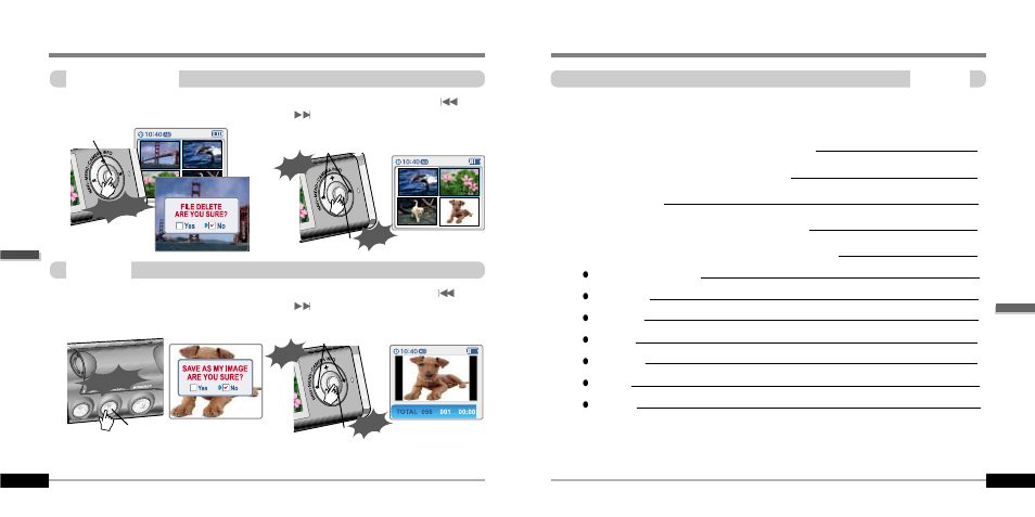 Convenient functions, Viewing a picture(album) | iRiver IFP-1000 User Manual | Page 25 / 44