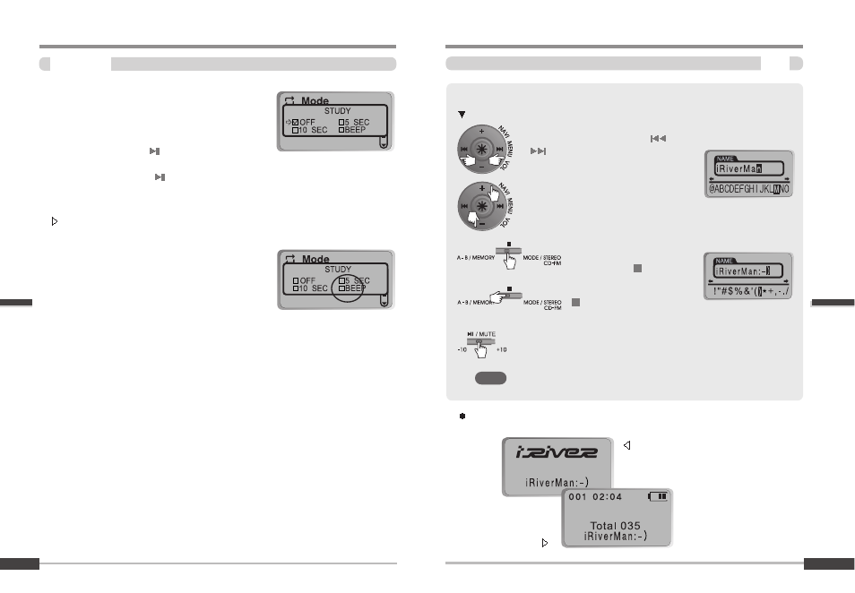 Menu-mode | iRiver iMP-900 User Manual | Page 25 / 36