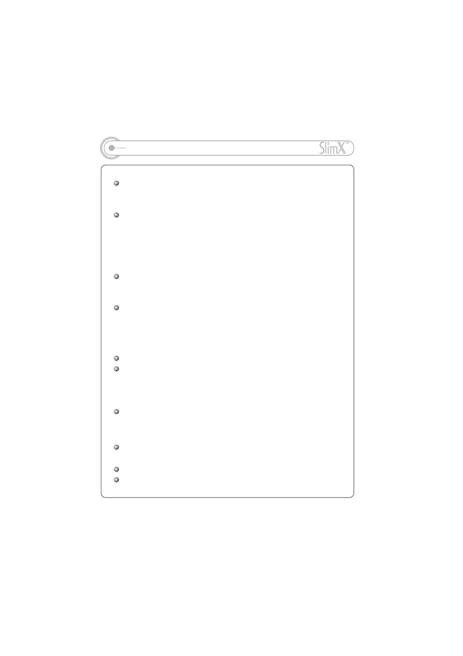 Unique features of iriver slimx | iRiver iMP-350 User Manual | Page 3 / 44