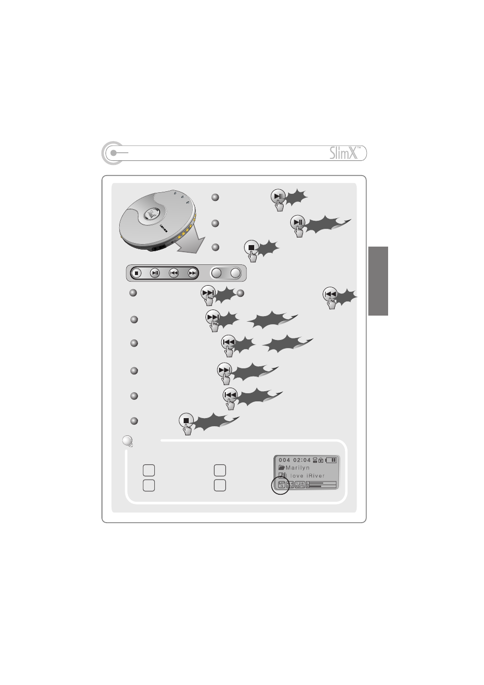 Playing disc media | iRiver iMP-350 User Manual | Page 9 / 44