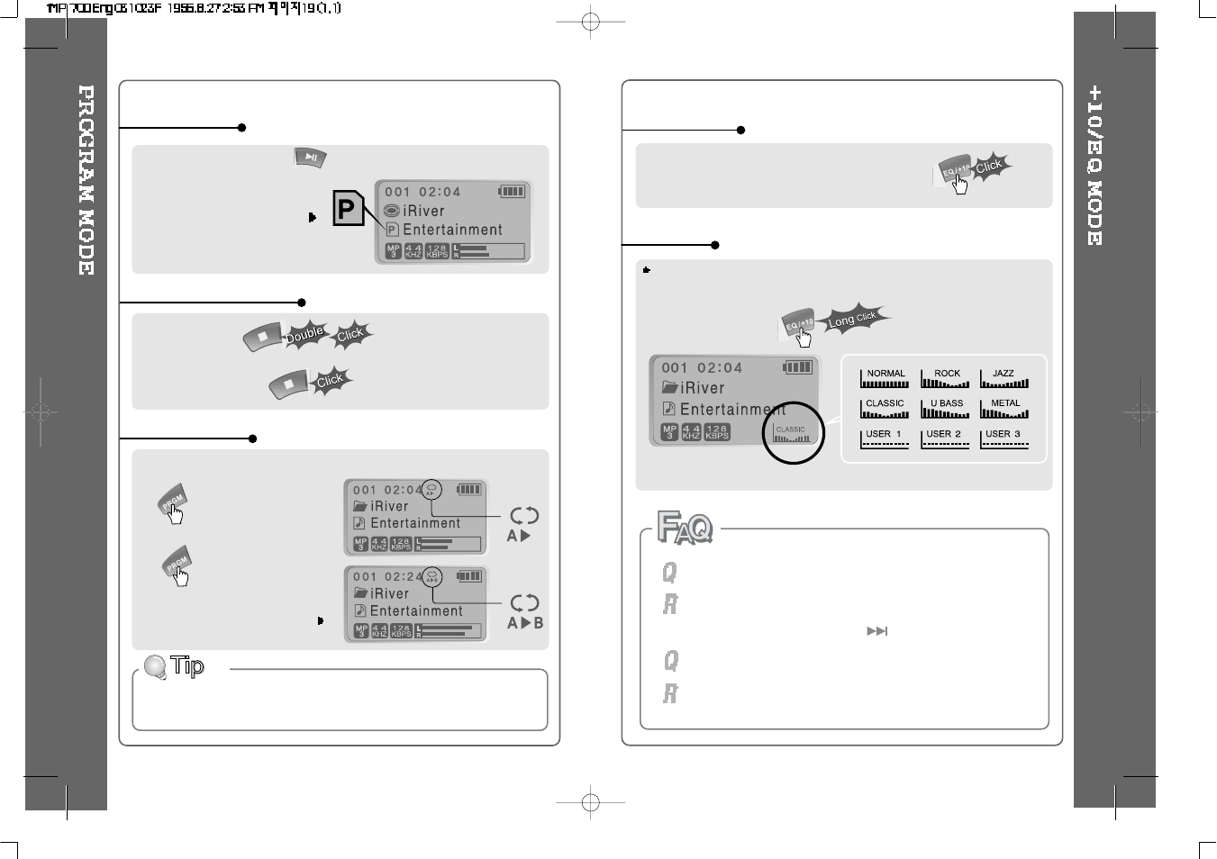 iRiver iMP-700 User Manual | Page 10 / 28