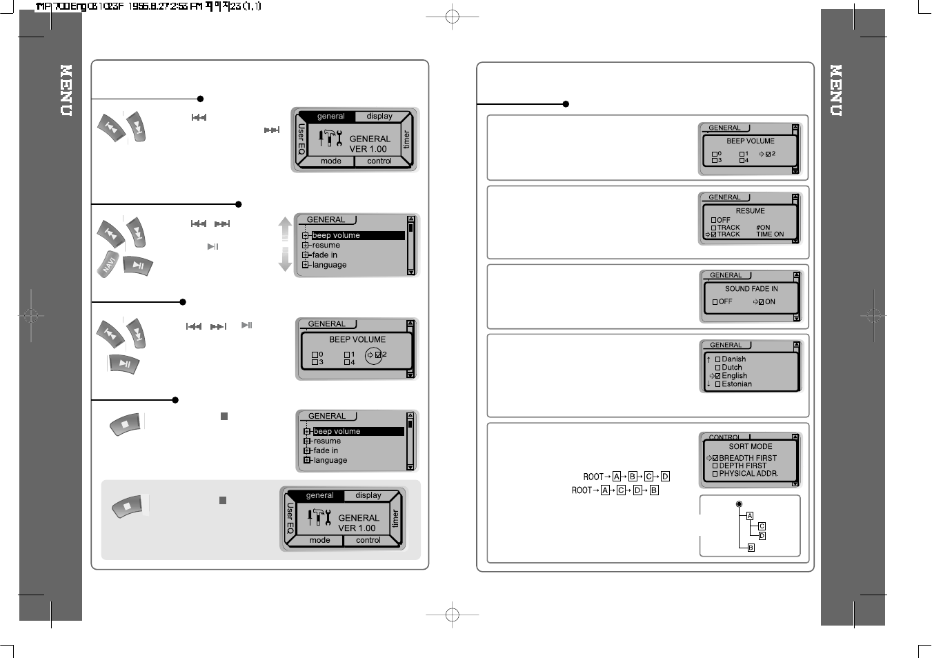 General | iRiver iMP-700 User Manual | Page 12 / 28